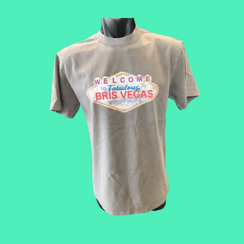 Welcome to Brisvegas T-Shirt - Vintage Grey