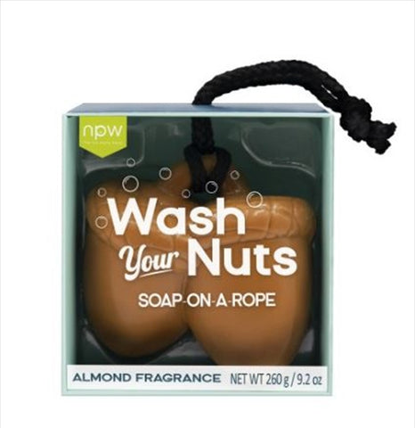 Wash your nuts - soap on a rope